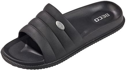 BECO dames badslippers Easywalk - zwart - maat 36