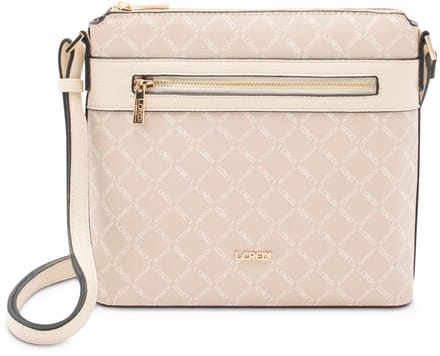 L.CREDI Filiberta Schoudertas 25.5 cm - Dames - white sand
