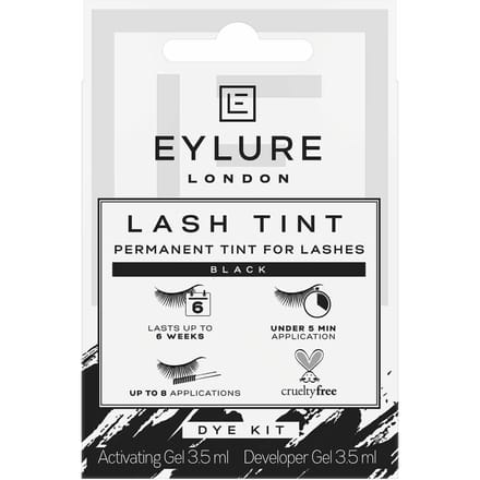 Eylure Lash Tint Black - Permanente wimperverf kit voor 8 behandelingen