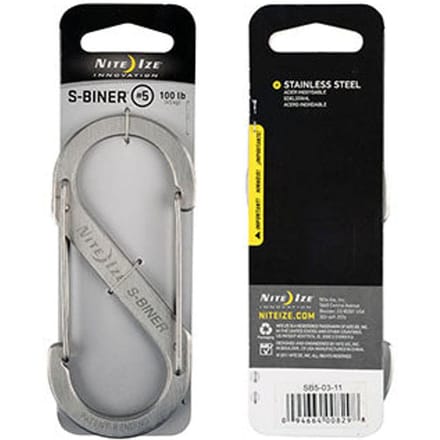 NITE Ize S-Biner Gr. 5 NI-SB5-03-11 Karabijn 111 mm x 49 mm x 111 mm 1 stuk(s)