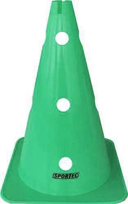 Multifunctionele afbakenkegel - pionnen - groen - 10 stuks