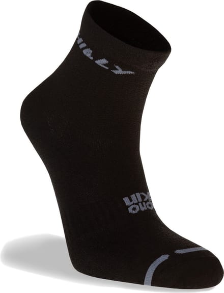 Hilly Active Anklet Zero Cushioning - Zwart/Grijs - 43-46