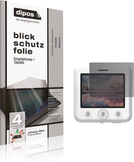 dipos – Matte Privacy Screenprotector geschikt voor Onestyle Diamond | Anti-Spy Beschermfolie