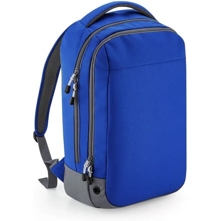 BagBase Athleisure Sports Backpack BG545 - Bright Royal/Grey - 30 x 50 x 18 cm
