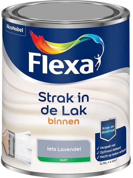 Flexa - Strak In De Lak Binnenlak Mat - Iets Lavendel - Mengverf - 750 Ml