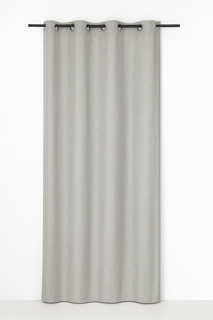 Edera voorhang gordijn grijs 8 Rings 135 x 260 cm