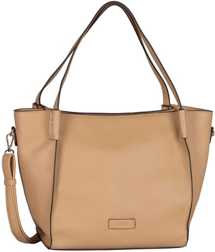 Gabor schoudertas Carmela Zip Shopper Camel Lichtbruin
