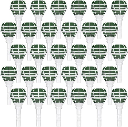 Boeket Houder - Bloem Handvat - Bloemschikken - Water Absorberend Schuim - 30 Stuks - Wit Groen