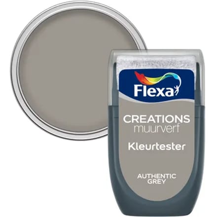 Flexa Creations Verftester - Mat - Authentic Grey - 30ml
