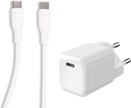 30w usb C snellader - Usb C kabel 1m - Usb C adapter - Oplaadstekker voor telefoon / tablet / laptop