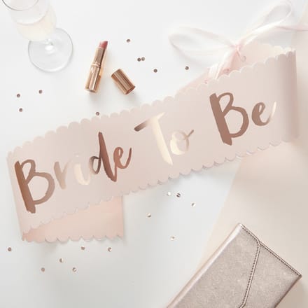 Ginger Ray - Team Bride - Sjerp Bride To Be Rose Gold-Pink