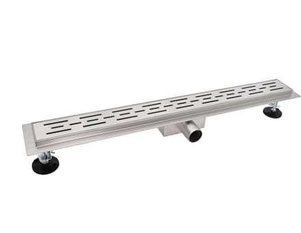 LINEA UNO - Alfa 90x7cm - RVS - Douchegoot - - 991261