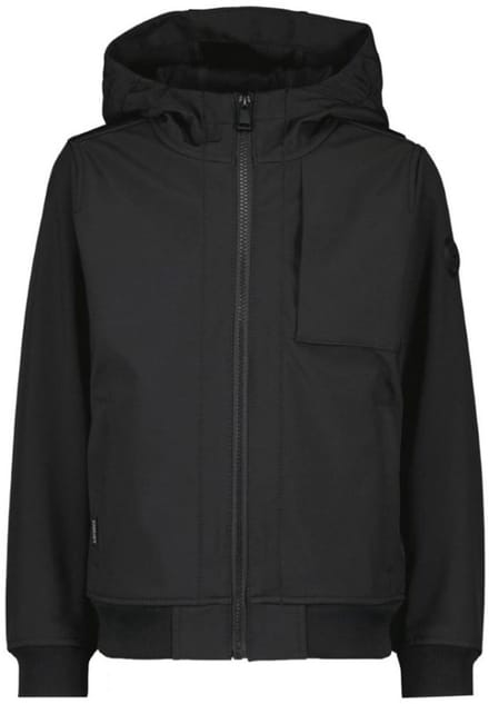 Chestpocket Softshell Jas Kinderen True Black 10