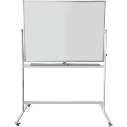 Draaibaar whiteboard op wielen Sporti