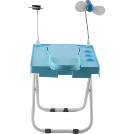 Pedicure Voetsteun Antislip Professioneel Verstelbaar Pedicure Standaard Kit met LED Vergrootglas Droogventilator gray