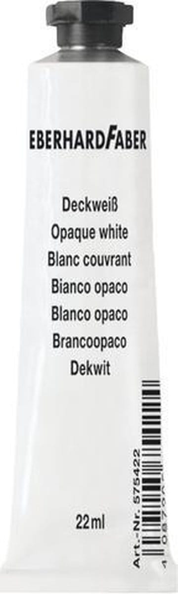 Eberhard Faber Plakkaatverf EFA wit 22ml - tube