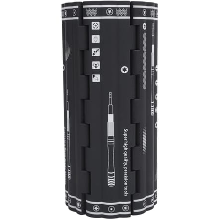 128 in 1 Schroevendraaier Bit Set 116 Stuks S2 Hoge Hardheid Bits 6 Stuks Sleutelkoppen voor PC Telefoon Laptop black