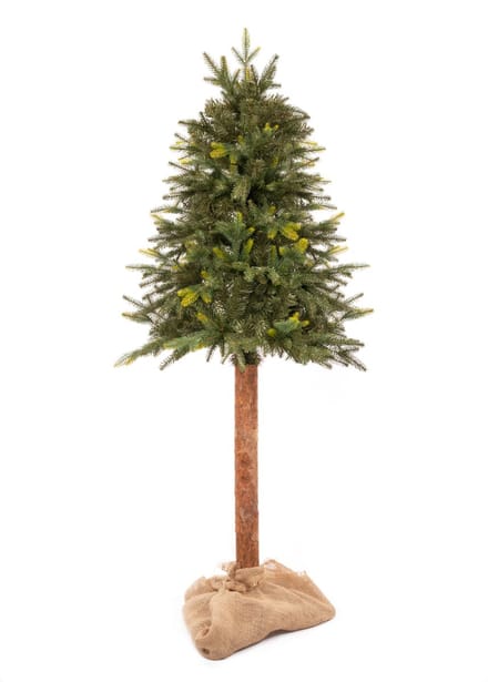 Springos Kunstkerstboom Op Stam | Dennenhout | 150 cm | Zonder Verlichting
