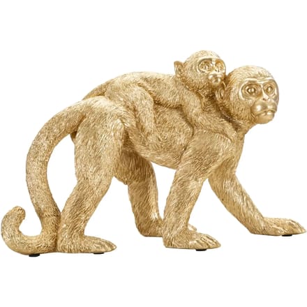 Decoratie Monkey Mom 29,5×11,5×18,5 cm