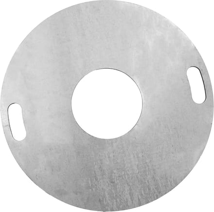 Ronde Vuurplaat Staal 60 cm Dikte 5 mm voor Barbecue en Terrashaard