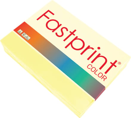 Kopieerpapier quantore colour a4 120gr kanariegeel | 5 stuks
