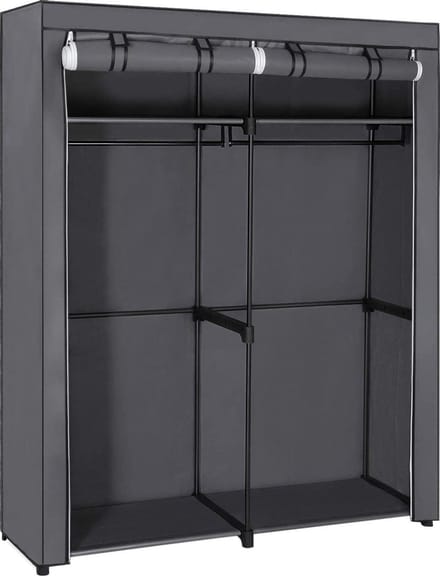 Nancy's XL Kledingkast – Stoffen Kast – Vouwkast Met 2 Oprolbare Deuren