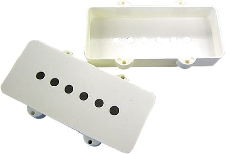 Göldo Pickup Cover Jazzmaster wit, 2 st. - Gitaaronderdeel