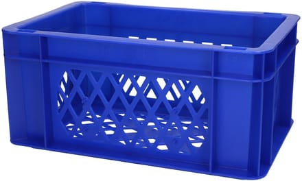 transport bagage krat mini (blauw) - Fietsmand