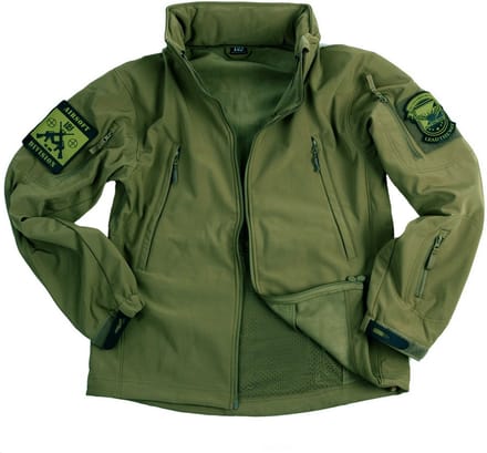 101inc Softshell Jacket Tactical groen M