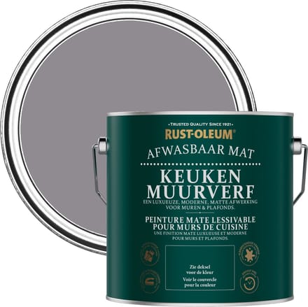 Rust-Oleum Paars Keuken muurverf - Iris 2,5L