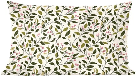 Sierkussens - Kussentjes Woonkamer - 60x40 cm - Bladeren - Bessen - Roze