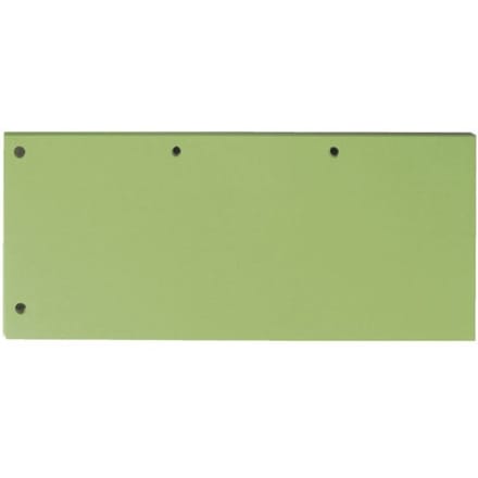 OXFORD Duo scheidingsstroken 240x105mm onbedrukt 4 gaats groen pk 60