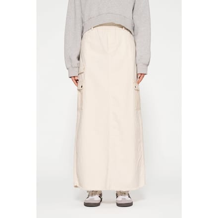 10DAYS Maxi Skirt Twill Ecru Größe: M | Maxiröcke Outlet | Damen | Braun