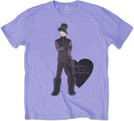 Prince - Heart Purple Heren T-shirt - M - Paars