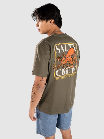 Salty Crew Ink Slinger Standard T-Shirt groen