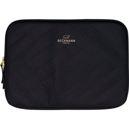 Laptophoes beckmann 24x34x2cm black gold 13inch