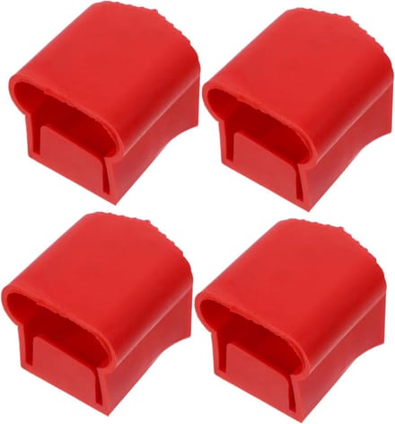 Laddervoeten - Ladderkussens - Veiliger Werken - Antislip Stabiliteit - 5.2 x 4.5 cm - Rood