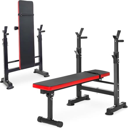 Verstelbaar Multifunctioneel Trainingsstation met Squatrek en Gewichtsopslag