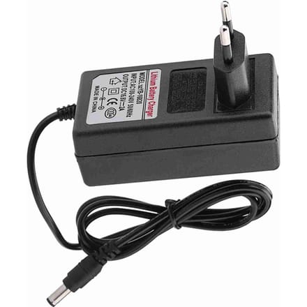 Vervangende DC 16,8V 2A-stroomadapter Lithium-ionbatterijlader Veilig opladen gray