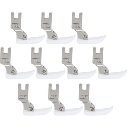 10 Stuks Persvoet Handwerkbenodigdheden Industriële Naaimachine Plastic Accessoires T350 white