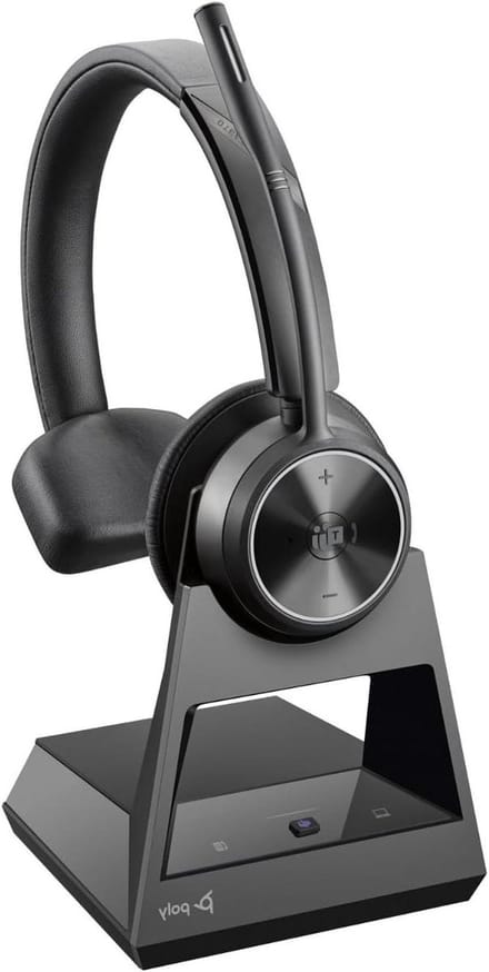 Draadloze Headset - Professionele Oortelefoon - Heldere Gesprekken - DECT Technologie - Monaural - Zwart