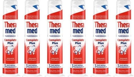 Theramed Tandpasta - Complete Plus - 6 x 100 ml Pomp