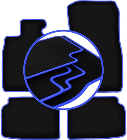 CARLUX-BLUE automatten voor: BMW 7 F01 sedan (2008-2015)