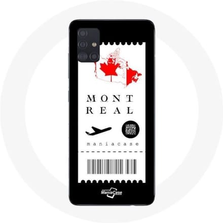 Coque Samsung Galaxy A51 Billet d'avion Montreal