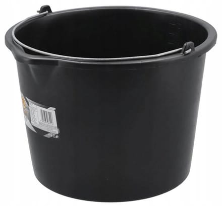 Vorel Bouwemmer met Tuit - 12L - Kunststof