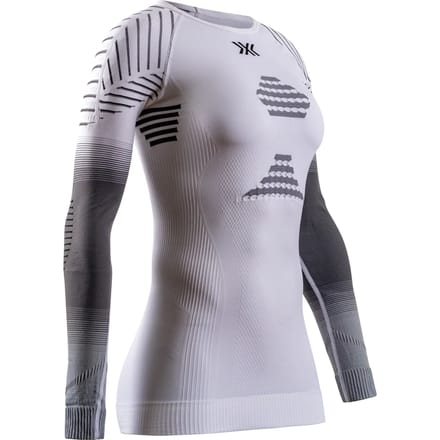 X-Bionic Invent Fx Shirt Lange Mouwen Dames - X White/Grey/Light Grey - S