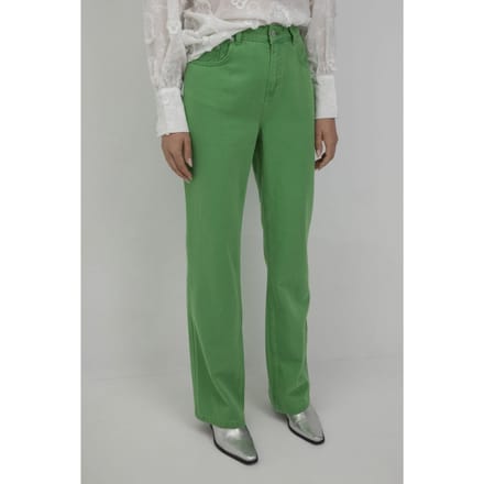Josephine & Co Serge Pants Parrot Green Größe: 36 | Stoffhosen Outlet | Damen | Grün