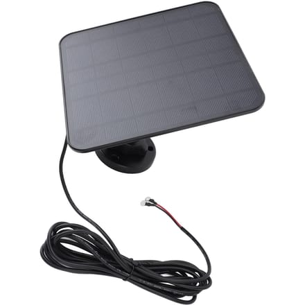 6V 5W Zonnepaneel voor Video Deurbel IP65 Waterbestendig met 9,8ft Kabel 360 graden Verstelbare Beugel gray