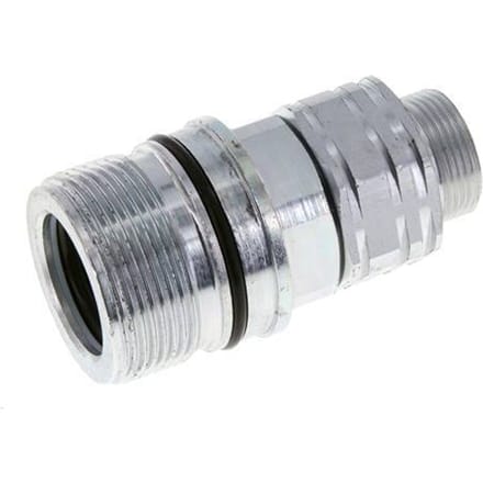Stalen DN 20 Hydraulische Koppeling Snelkoppeling 18 mm L Knelring ISO 14541/8434-1 D M42 x 2