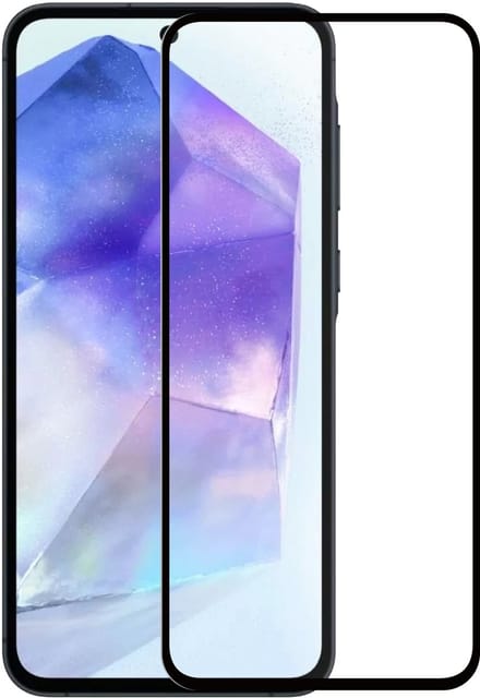 ScreenArmor Full Cover Tempered Glass Screenprotector voor Samsung Galaxy A55 5G